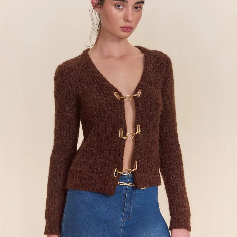 CULT GAIA Java Adel Knit Cardigan NWT Size Small